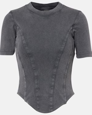 Balenciaga Corseted T-Shirt - Grey