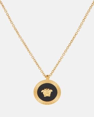 Versace Halskette Medusa Mit Emaille - Mettallic