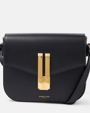 DeMellier Vancouver Small Leather Shoulder Bag - Black