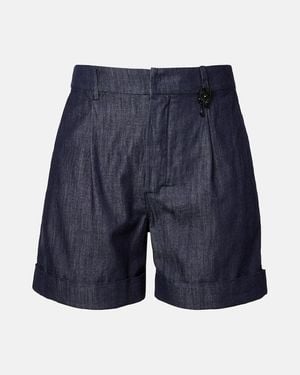 Max Mara Denim Shorts - Blue