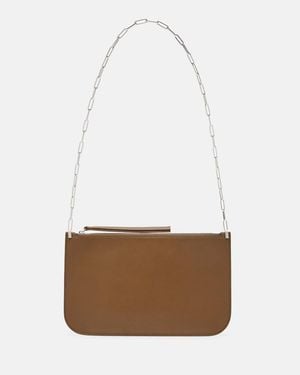 Phoebe Philo Slip Leather Pouch - White
