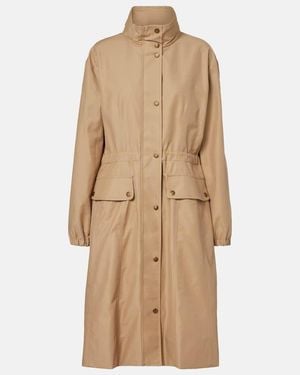 Moncler Rhododendron Technical Cotton-Blend Parka - Natural