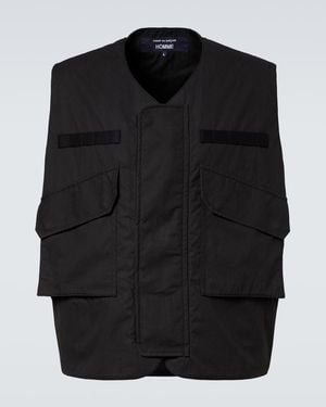 Comme des Garçons Cotton Gilet - Black