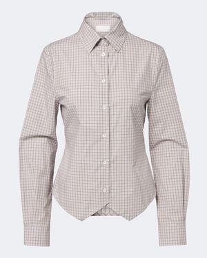 Maison Margiela Hemd Aus Baumwolle - Grau