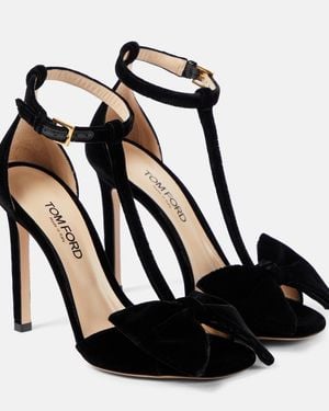 Tom Ford Sandals Mid Heel - Black