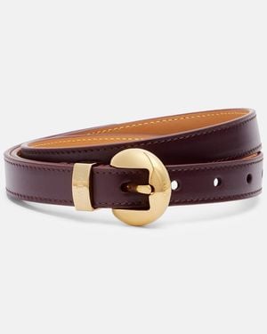 Loewe Pebble Leather Belt - Brown
