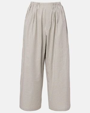 Proenza Schouler Label Hose Meadow Aus Baumwolle - Grau