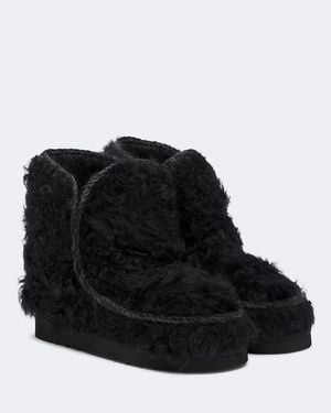 Mou Ankle Boots 18 Chekiang Aus Shearling - Schwarz