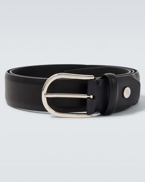 Brioni Leather Belt - Black