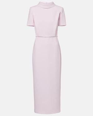 Roland Mouret Cady Midi Dress - Purple