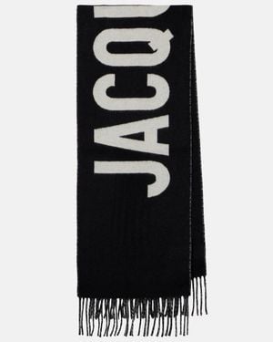 Jacquemus Schal Aus Schurwoll-Jacquard - Schwarz