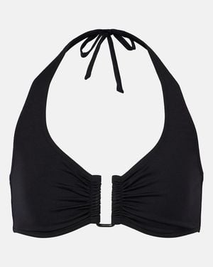 Eres Dedicace Halterneck Bikini Top - Black