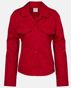 Courreges Logo Shirt - Red