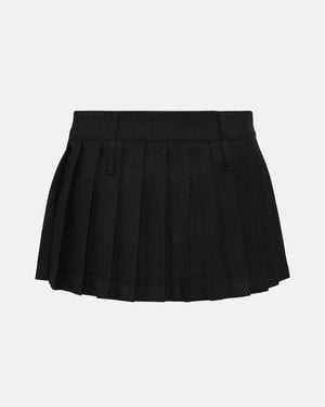 Frankie Shop Blake Pleated Miniskirt - Black