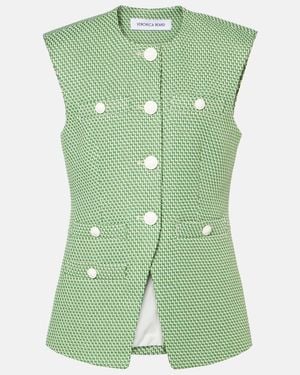 Veronica Beard Tamara Vest - Green