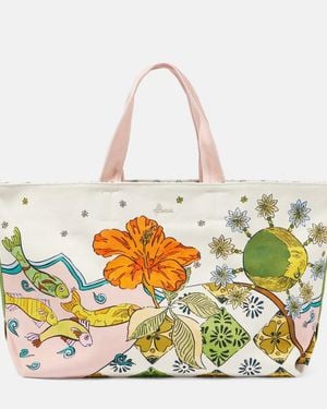 ALÉMAIS Hazel Large Canvas Tote Bag - Multicolor