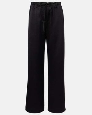 Proenza Schouler Label Weite Hose Magnus Aus Crepe - Blau
