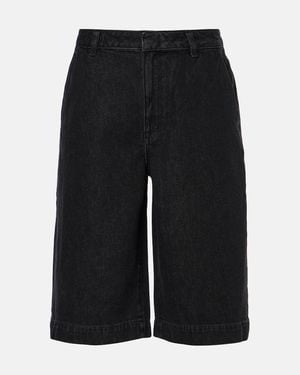 Vince Denim Bermuda Shorts - Black