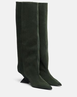The Attico Botas Altas Cheope 105 De Ante - Verde