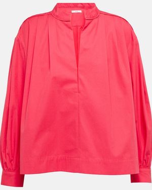Co. V-Neck Tton Blouse - Pink