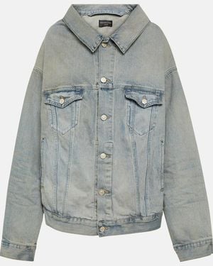 Balenciaga Oversized Denim Jacket - Grey