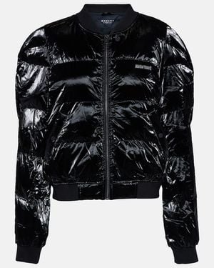 Isabel Marant Cody Coated Puffer Jacket - Black