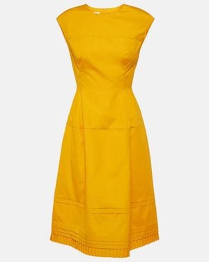 Marni 24Ss Mid Skirt - Yellow