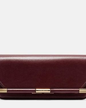 Victoria Beckham Clutch 202 Mini De Piel - Rojo