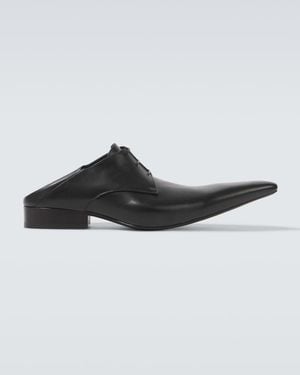 Balenciaga Opera Leather Derby Shoes - Black