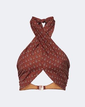 Johanna Ortiz Bikini Con Stampa - Rosso