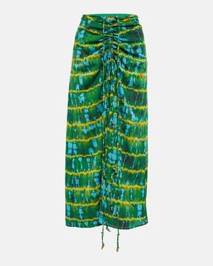 Altuzarra Safia Embellished Maxi Skirt - Green