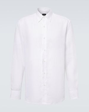 Brioni Linen Shirt - White