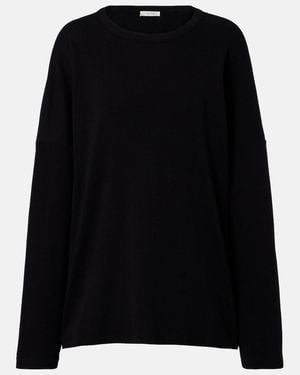 The Row Floris Cotton Jersey T-Shirt - Black