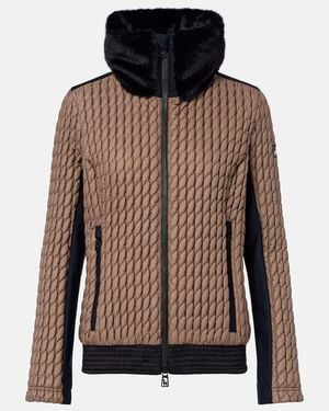 Toni Sailer Gillian Quilted Ski Jacket - Brown