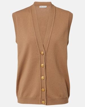 Blazé Milano Highland Wool And Cashmere Vest - Brown