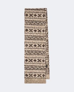 RRL Wool And Cotton-Blend Scarf - Natural