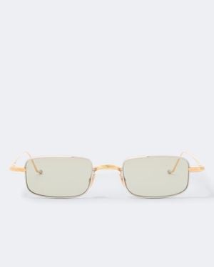 Jacques Marie Mage Dusk Rectangular Sunglasses - Metallic