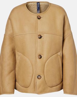 Polo Ralph Lauren Reversible Leather Jacket - Natural