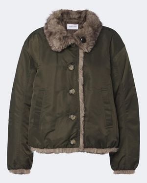 Veronica Beard Varrell Reversible Jacket - Green