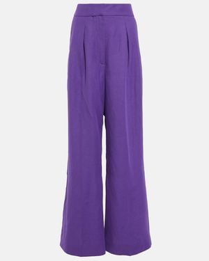 Jacquemus Plidao Wide-Leg Trousers - Purple