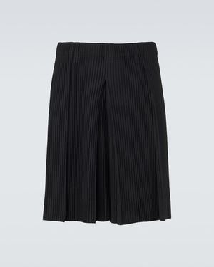 Homme Plissé Issey Miyake Tailored Pleats 2 Bermuda Shorts - Black