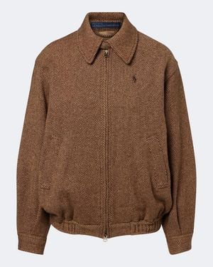 Polo Ralph Lauren Herringbone Wool Jacket - Brown