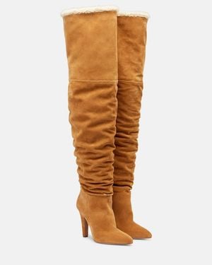Paris Texas Botas Mosqueteras Elsa 100 De Ante - Marrón
