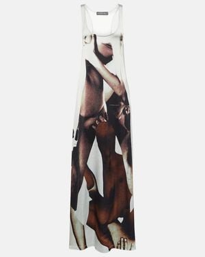Y. Project Printed Maxi Dress - White