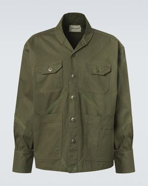 Greg Lauren Cotton Field Jacket - Green