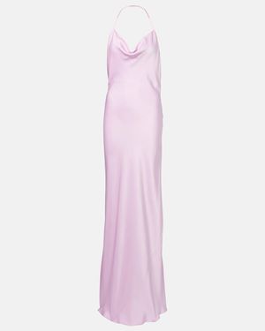 Stella McCartney Envers Satin Slip Dress - Pink