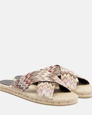 Missoni Espadrille-Sandalen - Braun