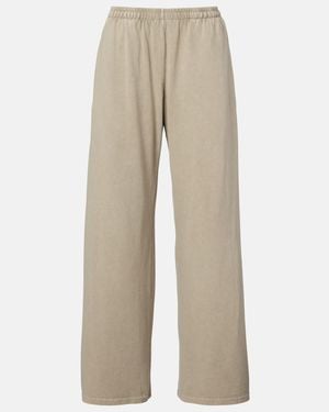 The Upside Soho Tokio Cotton Wide-Leg Pants - Natural