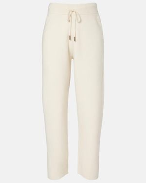 Moncler Jogginghose Aus Wolle Und Kaschmir - Natur