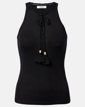 Dorothee Schumacher Top Pure Sleekness En Coton - Noir
